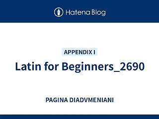 Latin for Beginners_…