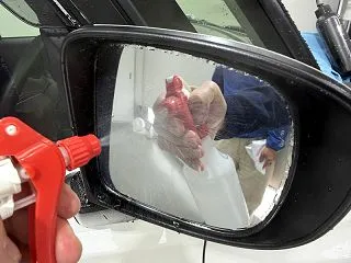 マジで見やすい！😳 雨の日のドアミラーが…