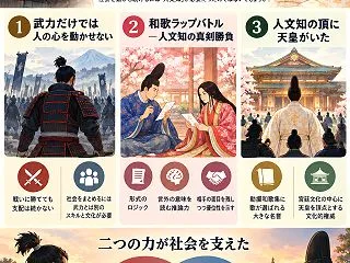 和歌ラップバトルが支えた、天皇の権威？