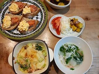 エビマカロニグラタン