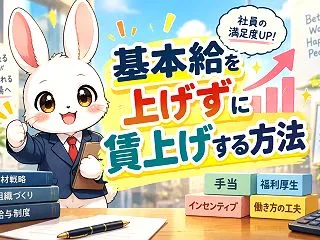 基本給を上げずに賃上げする方法