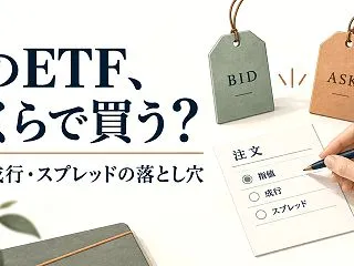 ETFは成行と指値どちらで買う？スプレッ…