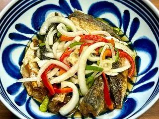 小アジで南蛮漬け！