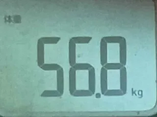 努力しだした！体重(^▽^)/