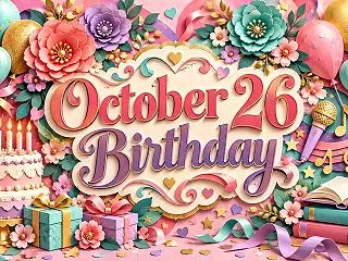 10月26日生まれの芸能人・有名人は誰？…