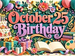 10月25日生まれの芸能人・有名人は誰？…