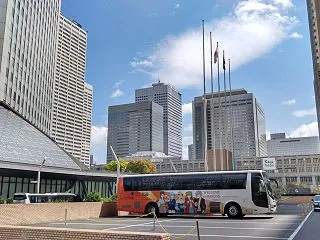 エヴァンゲリオンのバス