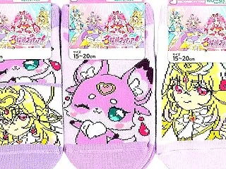 ⭐名探偵プリキュアデザインの靴下の種類が…