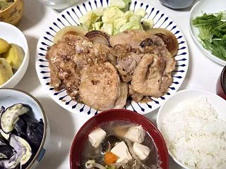 トンテキでおうちごはん♪