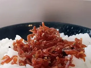 いい香りー、新米のお供にちりめん山椒 /…