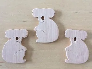 ユーカリの木で作ったコアラ オイル塗布前