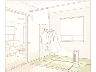 冬の部屋干しは加湿器代わりになる？一条工…