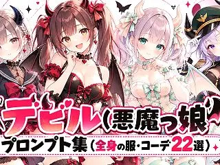 デビル（悪魔っ娘）のプロンプト集（コスプ…