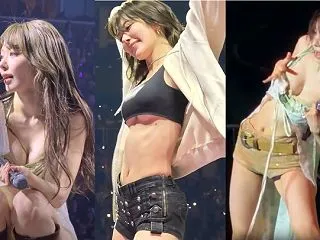 【宮脇咲良】ライブで巨乳の谷間＆下乳ガッ…