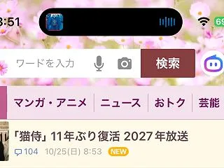 大きなニュース
