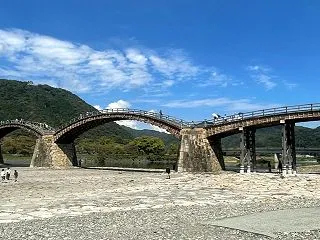 錦帯橋と法事