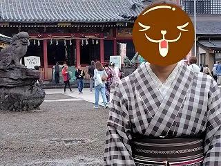 着物で平成中村座＠浅草寺境内