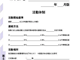★マンション防災マニュアル作成