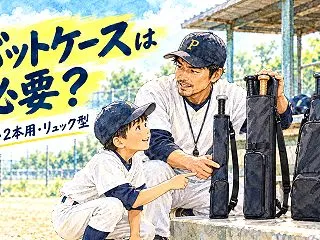 少年野球にバットケースは必要？1本用・2…