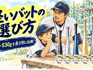 少年野球の軽いバットおすすめ5系統｜長さ…