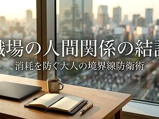 【職場の人間関係の結論】「期待しない・距…