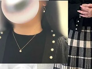 K18ピアス・ネックレス・パール付きカー…