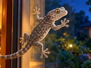 ヤモリはなぜガラスを登れる？ 指先の「細…