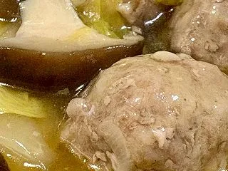 プチっと鍋・寄せ鍋を使って肉団子と白菜の…