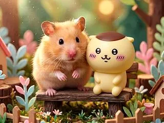 【ハムスター 】くりまんじゅうを運ぶ姿が…