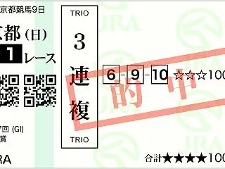 【三連複的中】 第87回 菊花賞 G1