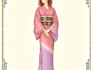 花舟刺繍の付け下げ｜菊水を見立てる秋コー…