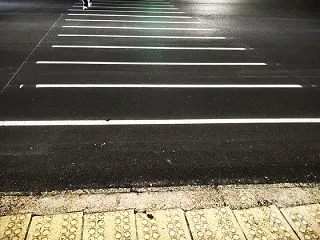 何だ？この痩せた横断歩道は