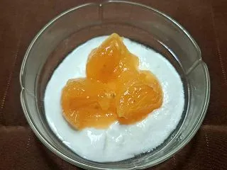 柿ヨーグルト