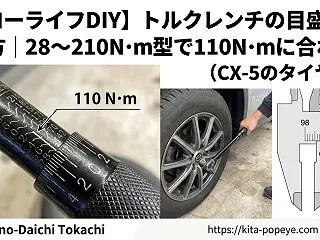 【スローライフDIY】トルクレンチの目盛…
