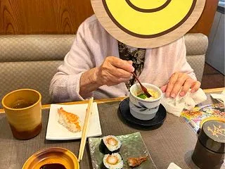 母とアフタヌーンティータイム