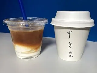 倉敷老松『すきま』可愛いアイスカフェラテ…