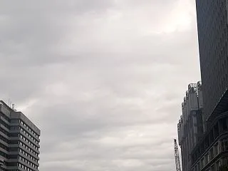 乱層雲底の起伏