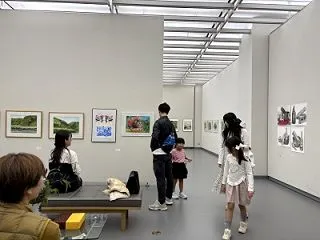 グループ小品展最終日