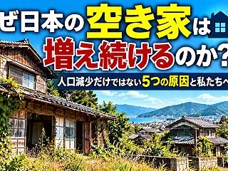 なぜ日本の空き家は増え続けるのか？人口減…