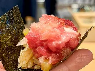 4,400円で楽しむ鮨コース @長堀橋