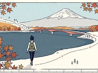 河口湖一周は徒歩で何時間？約20km・歩…