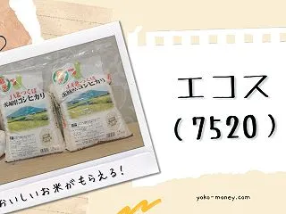おいしいお米がもらえる！エコス(7520…