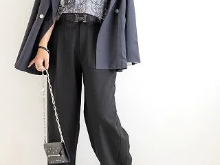 ★ボリュームパンツがちょっと苦手；そんな…