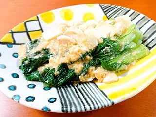 🟢 チンゲンサイの豆腐あんかけ