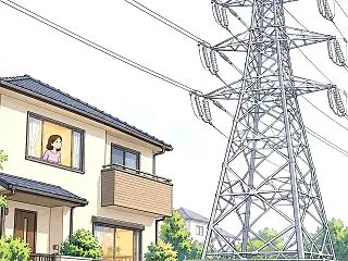 高圧鉄塔のそばに住むと心身にマイナス影響…