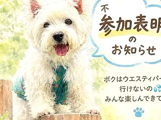 ウエスティパーティ不参加