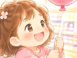 【発達グレーゾーン娘】2歳児が風船をもら…