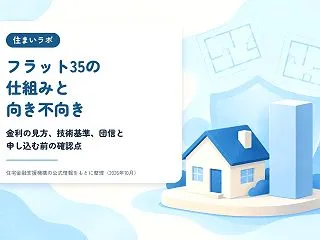 フラット35の仕組みと向き不向き：金利の…