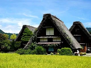 世界遺産「白川郷」へ。合掌造りの家屋が並…
