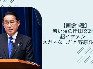 【画像20選】若い頃の岸田文雄が超イケメ…